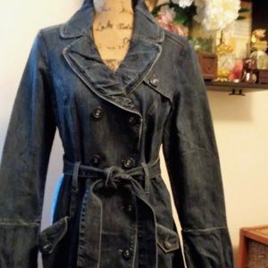 DKNY Denim Trench